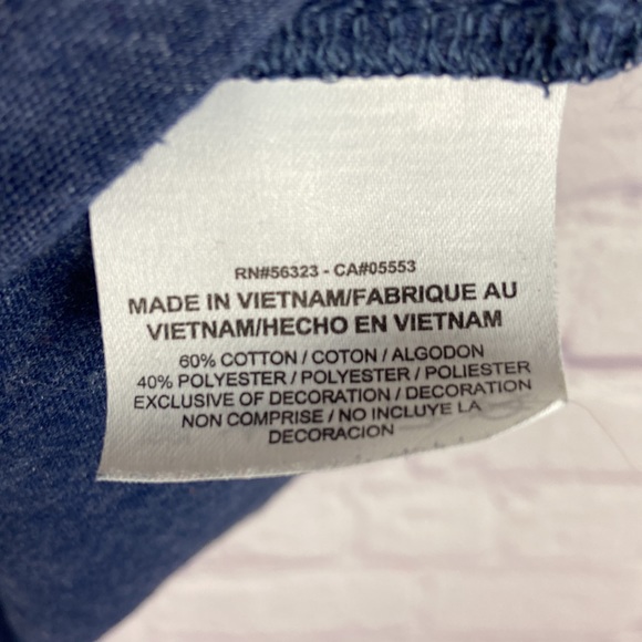 Nike NFL Denver Broncos Women's Blue Short Sleeve and V-neck Tee. Size: Large - Picture 4 of 13